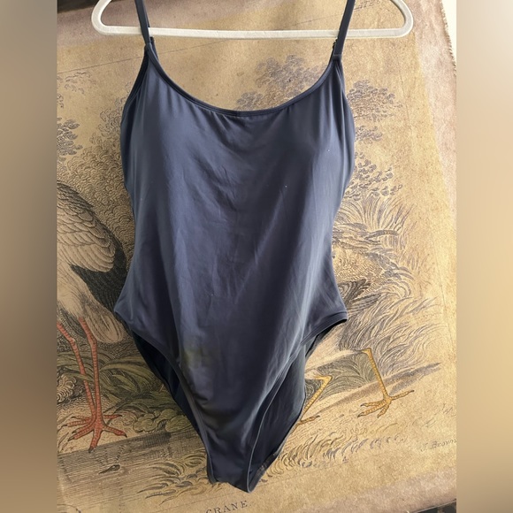 Andie Swim 1 Piece Laguna Swimsuit SZ Large Gray - Picture 1 of 4